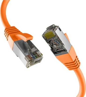 Attēls no EFB EFB CAT8.1 ORANGE 0.50m RJ45 PATCHKABEL S/FTP PIMF