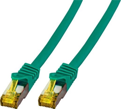 Picture of EFB EFB Patchkabel Cat6a S/FTP LSZH mit Cat7 Rohkabel 1,5m GRN 10 Gigabit Ethernet 600MHz 4x2xAWG26/7 Flammwidrig Raucharm
