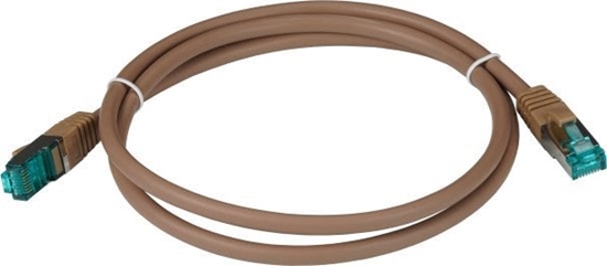 Изображение EFB EFB RJ45 Patchkabel S/FTP Cat6A LSZH Braun Laenge 10m 4x2xAWG27/7 nach TIA/EIA568B geschirmt Uebertragungsstandards 10Gbit