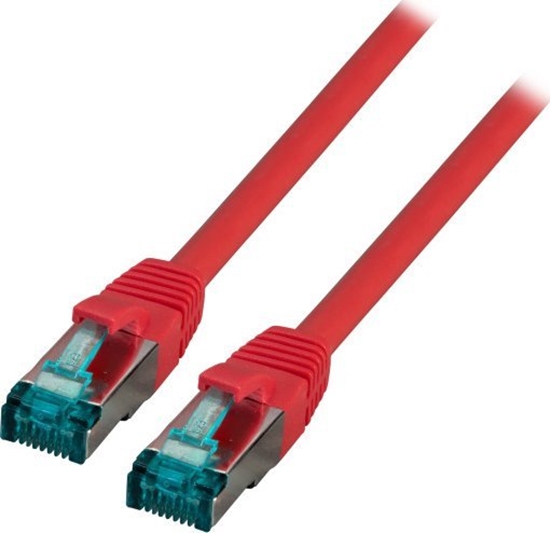 Picture of EFB EFB RJ45 Patchkabel S/FTP, Cat.6A, LSZH, 15m, rot