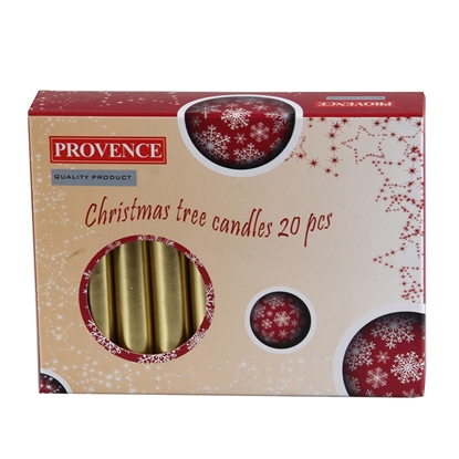 Picture of Eglīšu sveces 20gab. zelta