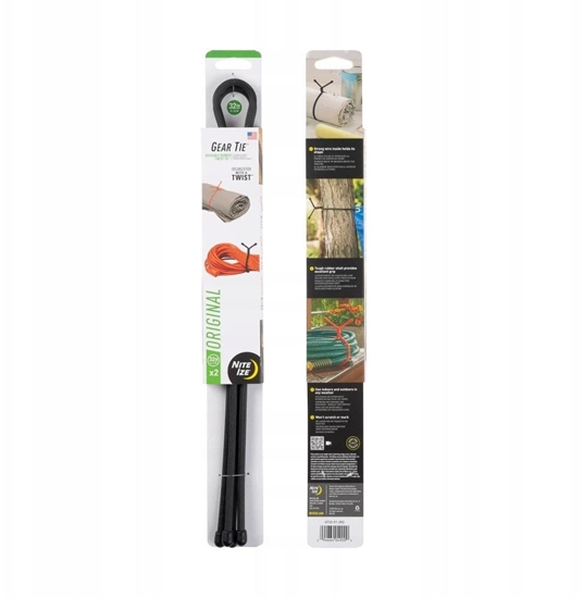Picture of Elastyczny Trok Nite Ize Gear Tie 32 2Pack BLACK