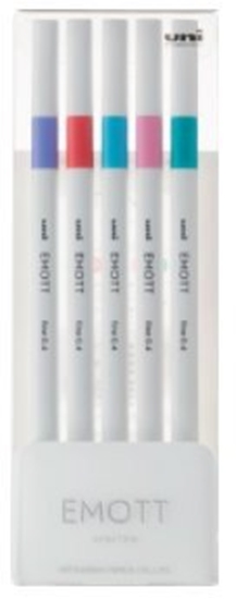 Picture of Emott fineliner 5 stk ass. Lille bord stander sæt 5