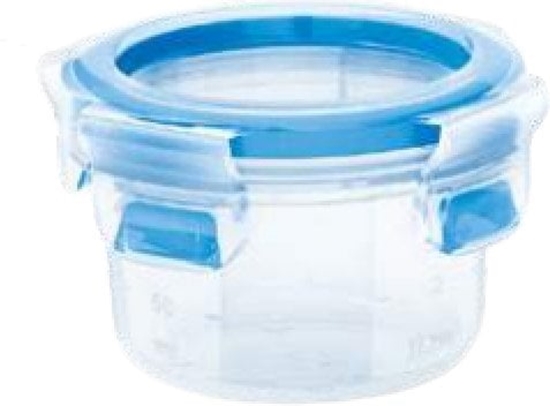 Picture of Emsa 508550 Runde Frischhaltedose mit Deckel. 0.15 Liter. Transparent/Blau
