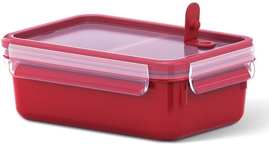 Изображение EMSA 517774 pojemnik do przechowywania ywnoci 1 l Czerwony, Przezroczysty 1 szt.