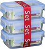 Picture of Emsa Food Clip&Close transp./blue 3p Pack 0,55L