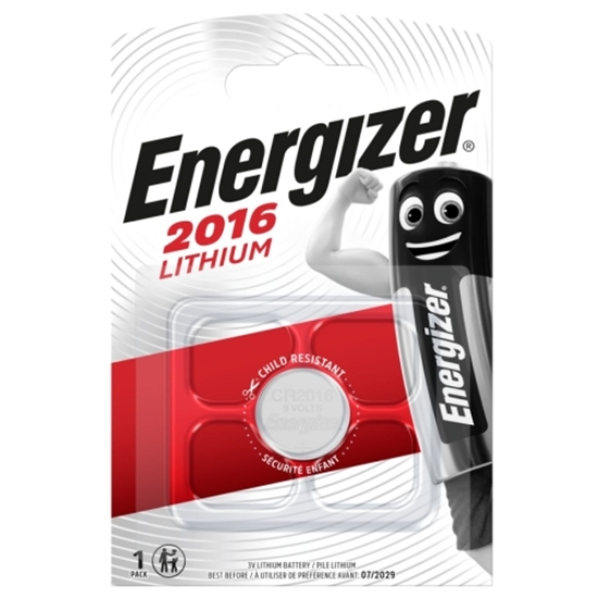 Изображение Energizer CR2016 BLISTER PACK 1PCS.