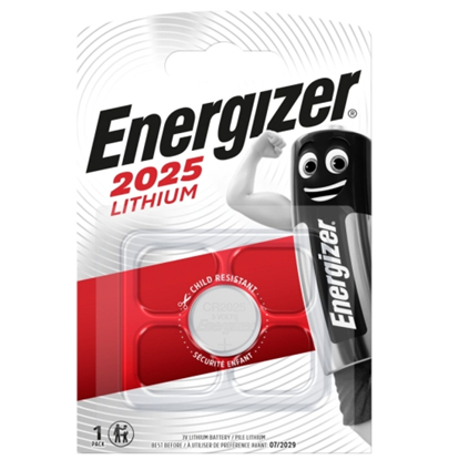 Изображение Energizer CR2025 BLISTERA IEPAKOJUMĀ 1GB.