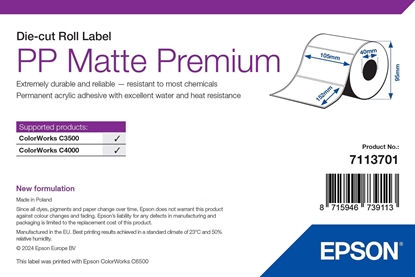 Attēls no EPSON PP Matte Label Premium Die-cut