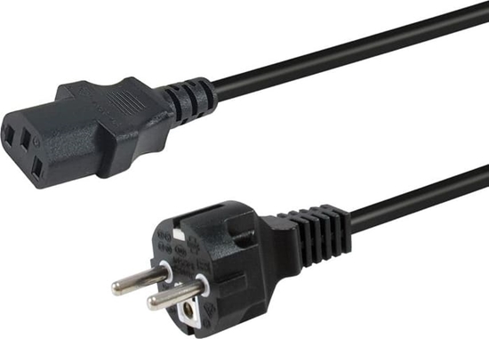 Picture of Equip 112110 elektrības kabelis Melns 1,8 m CEE7/7 IEC C13