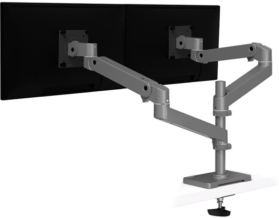 Picture of Ergotron Tischarm LX PRO ARM DUAL NEBENEINANDER dunkelgrau