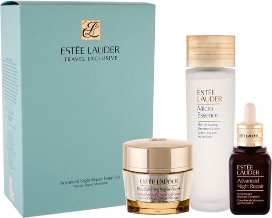 Picture of Estee Lauder Advanced Night Repair Essentials Set Estee Lauder: Advanced Night Repair - Synchronized Recovery Complex II, Anti-Aging, Night, Serum, For Face, 50 ml + Micro Essence, Bio-Ferment, Fortify/Soothe & Nourish, Morning & Evening, Local Treatment