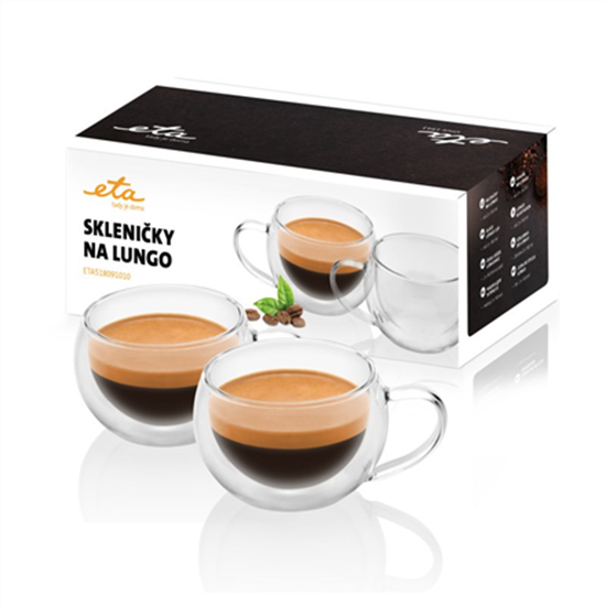 Изображение ETA | Lungo cups | ETA518091010 | For coffee | 2 pc(s) | Dishwasher proof | Glass