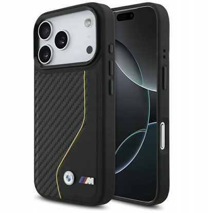 Изображение BMW M Carbon Line & Logo MagSafe Case for Apple iPhone 17 Pro