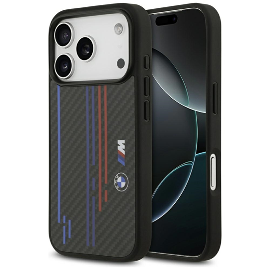 Picture of BMW M Kevlar Lines & Logo MagSafe Case for Apple iPhone 17 Pro