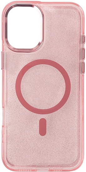 Изображение Etui brokatowe Glitter Case kompatybilne z MagSafe na iPhone 17 Pro Max - róowe