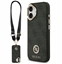 Picture of Etui Guess 4G Strass Logo & Big Strap Metal Buttons MagSafe do iPhone 17 czarny