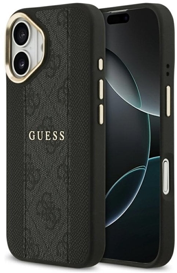 Picture of Etui Guess 4G Stripe MagSafe do iPhone 17 czarny