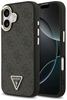 Picture of Guess PU Leather 4G Strass Triangle Logo Gold Frame MagSafe Case for iPhone 17 / Black
