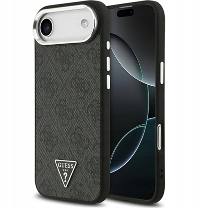 Attēls no Etui Guess 4G Triangle Logo MagSafe na iPhone 17 Air - czarne