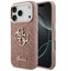 Attēls no Etui Guess Fixed Glitter Big 4G Metal Frame do iPhone 17 Pro róowy