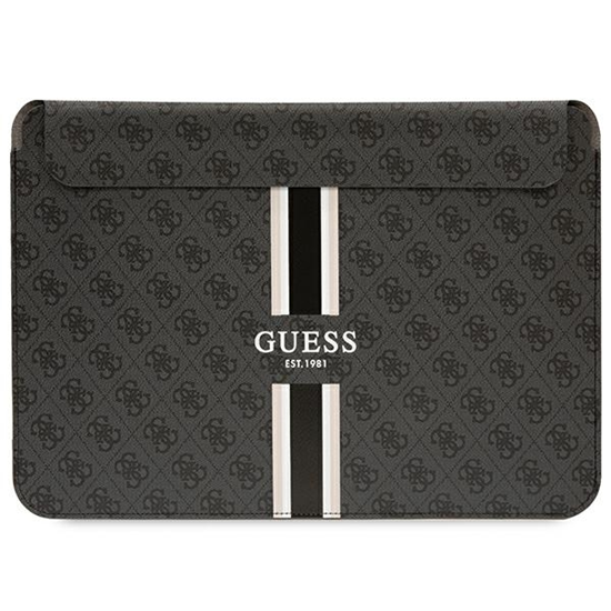 Изображение Etui Guess 4G Printed Stripes Computer Sleeve - Etui na notebooka 14" (Black)