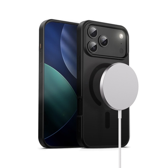 Изображение Etui Hybrid Frost MAG Cover iPhone 17 Pro Max MagSafe Czarne