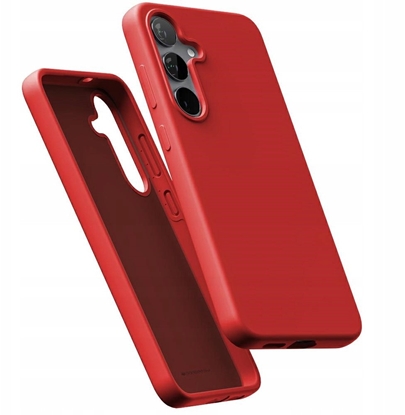 Изображение Etui Mercury Pure MagSafe Silicone do Samsung Galaxy S25 czerwony