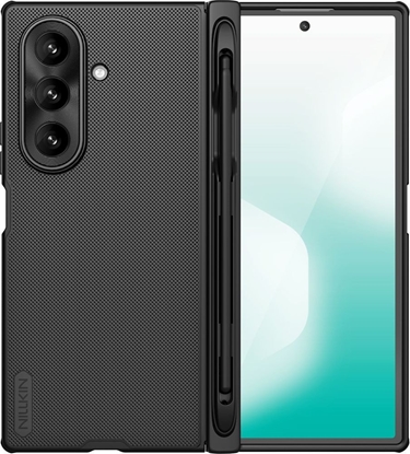 Attēls no Etui Nillkin Super Frosted Shield Fold Magnetic na Samsung Galaxy Z Fold 7 kompatybilne z MagSafe z miejscem na S Pen - czarne