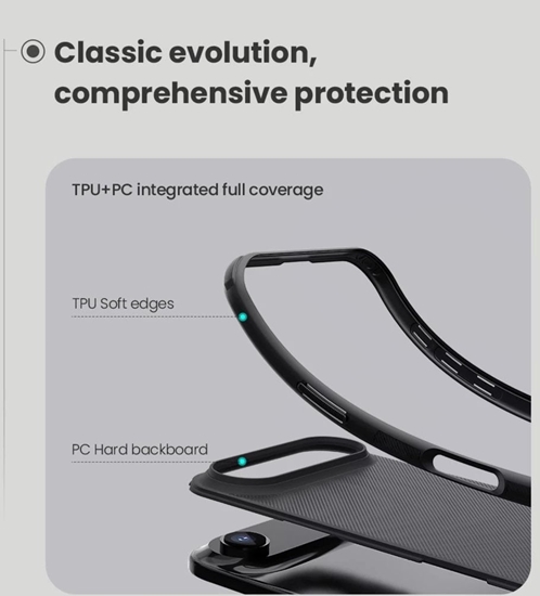 Picture of Etui Nillkin Super Frosted Shield Pro Magnetic kompatybilne z MagSafe na iPhone 17 Air - czarne