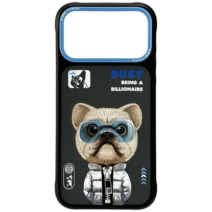 Picture of Etui Nimmy Cool&Cute 2.0 Dog do iPhone 17 Pro czarny