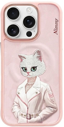 Attēls no Etui Nimmy Magnetic fashion cute pet     MagSafe do iPhone 16 Pro Max róowy