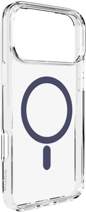 Attēls no Etui Puro Lite Mag TPU+PC kompatybilne z MagSafe na iPhone 17 Pro - przezroczyste z niebieskim piercieniem