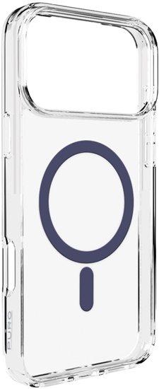 Изображение Etui Puro Lite Mag TPU+PC kompatybilne z MagSafe na iPhone 17 Pro - przezroczyste z niebieskim piercieniem