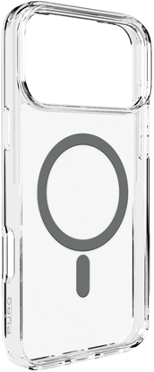 Изображение Etui Puro Lite Mag TPU+PC kompatybilne z MagSafe na iPhone 17 Pro Max - przezroczyste z szarym piercieniem
