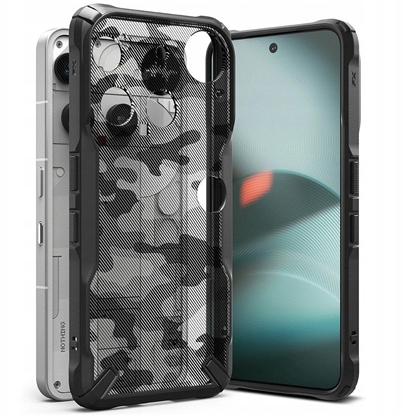 Picture of Etui Ringke Fusion-X do Nothing Phone (3) Camo Black
