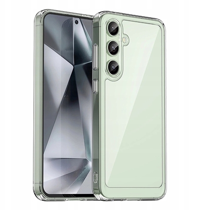 Attēls no Etui silikonowe Outer Space Case z elow ramk do Samsung Galaxy S24 FE - przezroczyste