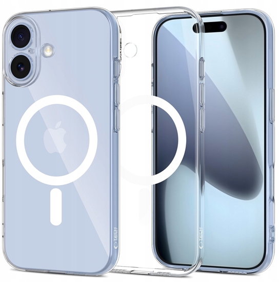 Picture of Etui Tech-Protect Flexair MagSafe do Apple iPhone 17 Clear