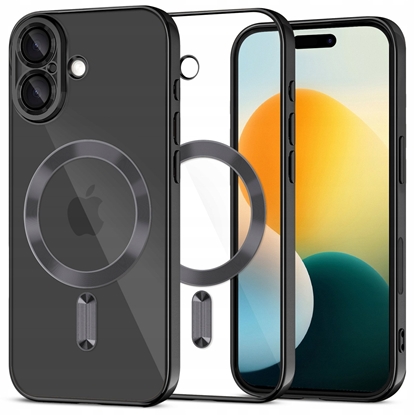 Изображение Etui Tech-Protect MagFlex MagSafe do Apple iPhone 17 Shiny Black