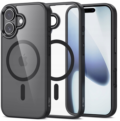 Изображение Etui Tech-Protect MagMat MagSafe do Apple iPhone 17 Black/clear