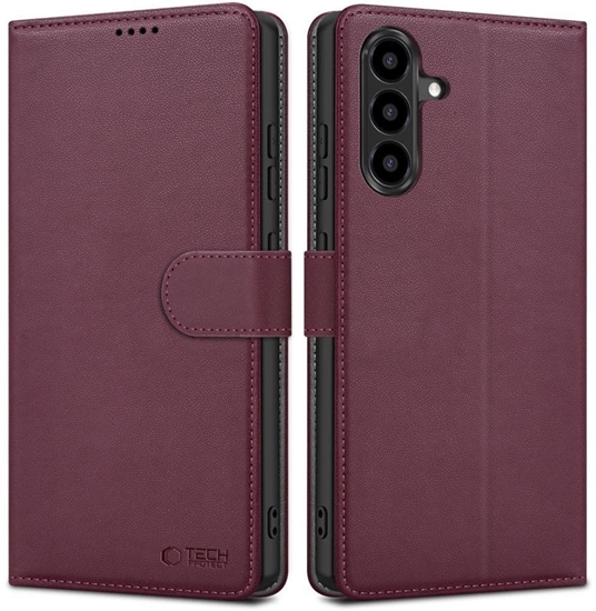 Picture of Etui z klapk Tech-Protect Wallet do Samsung Galaxy A26 5G / A17 4G / 5G Mulberry