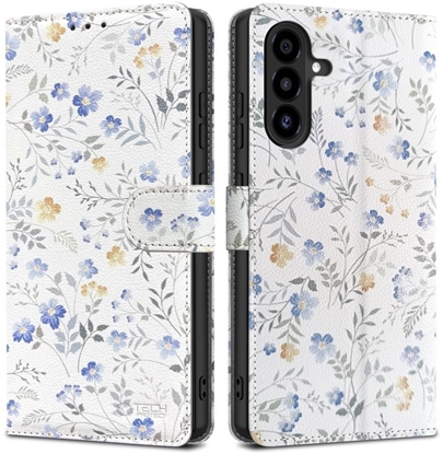 Attēls no Etui z klapk Tech-Protect Wallet do Samsung Galaxy A26 5G / A17 4G / 5G Spring Flowers