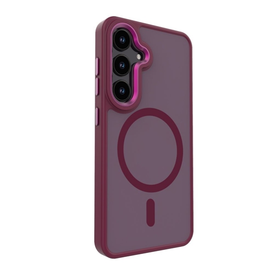 Picture of Evelatus Samsung Galaxy S24 Shield Case With Magsafe matte Red