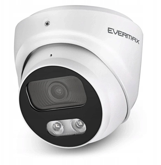 Picture of EVERMAX EVX-IP8D01-IRW-Ai-W Kamera IP kopukowa biaa 8Mpx 2.8mm IR 40m AI IP67 mikrofon