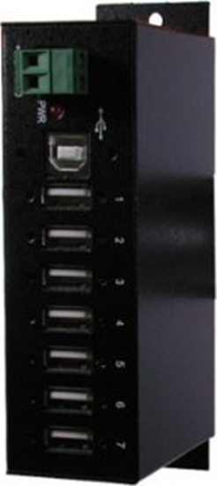 Picture of Exsys EX-1177HMVS 7 Port USB 2.0 HUB mit 350W Surge Protection Metallgehäuse