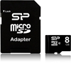 Picture of Silicon power 8 GB, MicroSDHC, Flash memory class 10, SD adapter