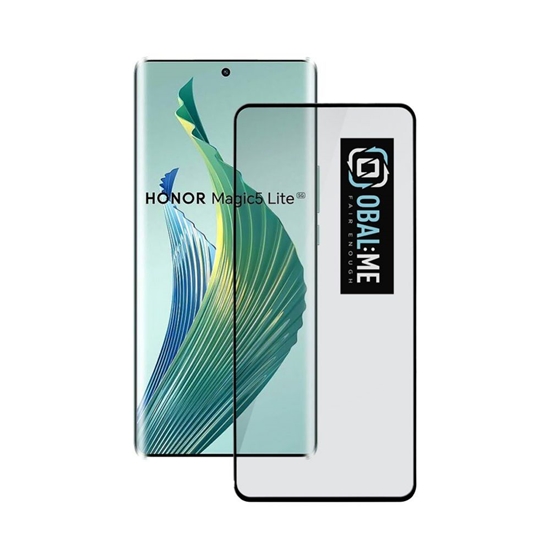 Picture of - OBAL:ME 5D Glass Screen Protector for Honor Magic5 Lite Black