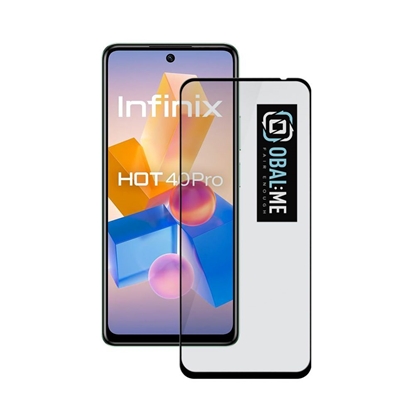 Picture of - OBAL:ME 5D Glass Screen Protector for Infinix Hot 40 Pro Black