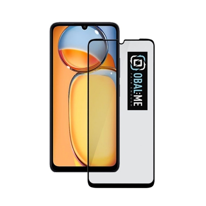 Picture of - OBAL:ME 5D Glass Screen Protector for Xiaomi Redmi 13C 4G/5G/Poco C65 Black