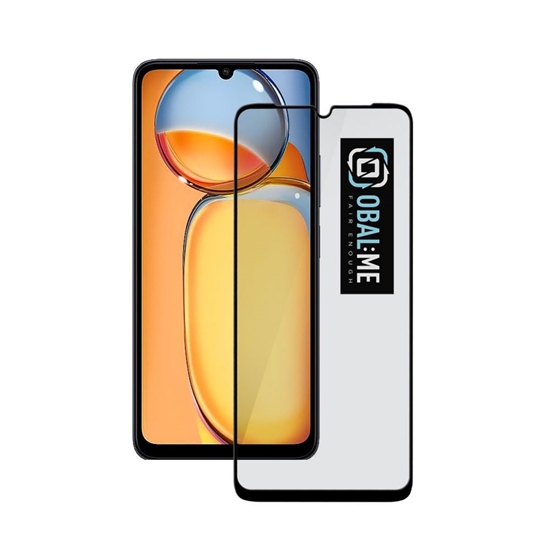 Picture of - OBAL:ME 5D Glass Screen Protector for Xiaomi Redmi 13C 4G/5G/Poco C65 Black